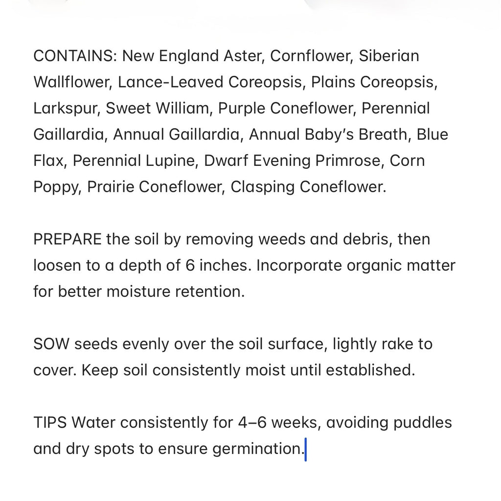 Spell Flowers - Seed packet