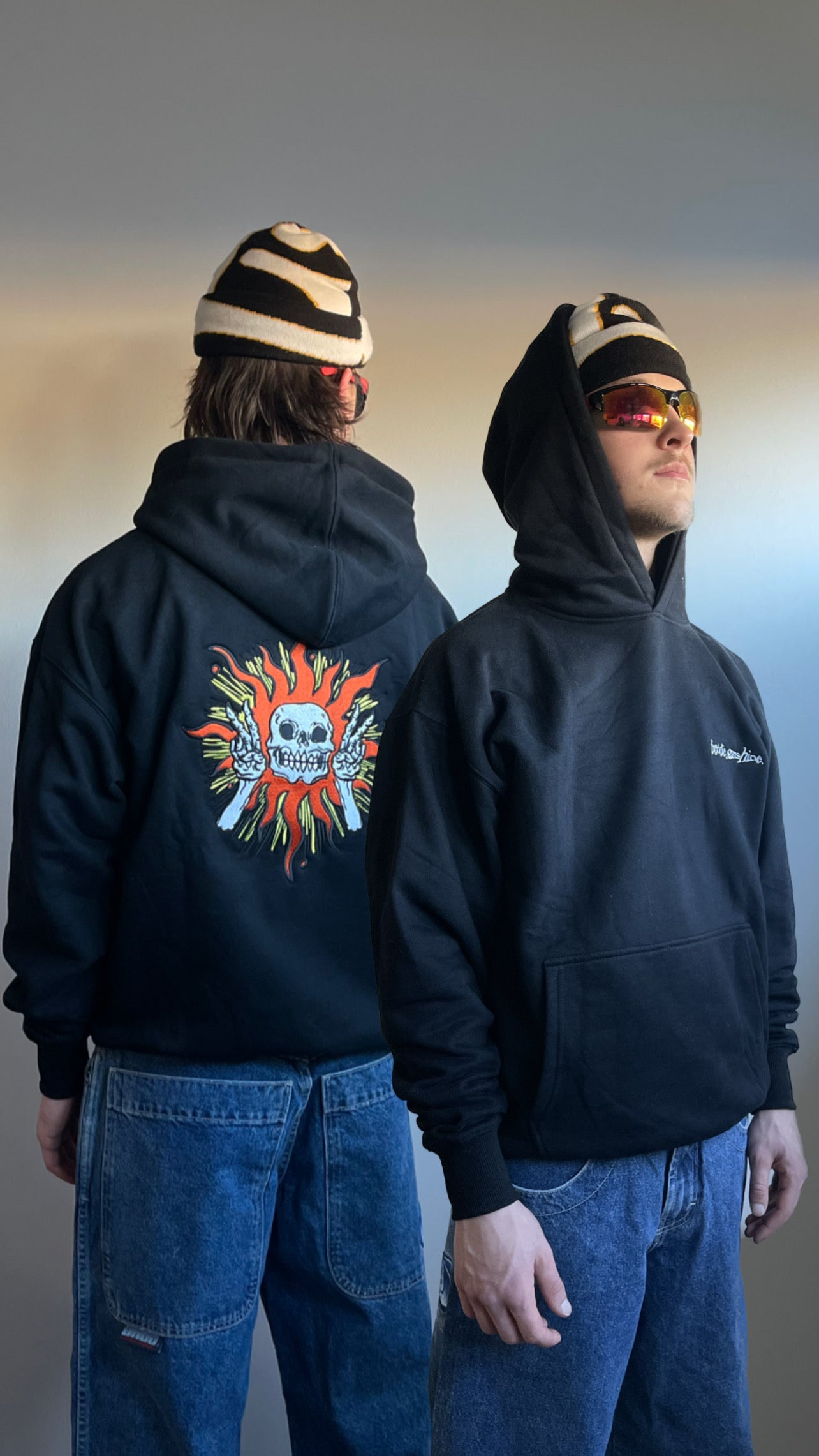 Endless Sunshine "Skull" Embroidered Hoodie