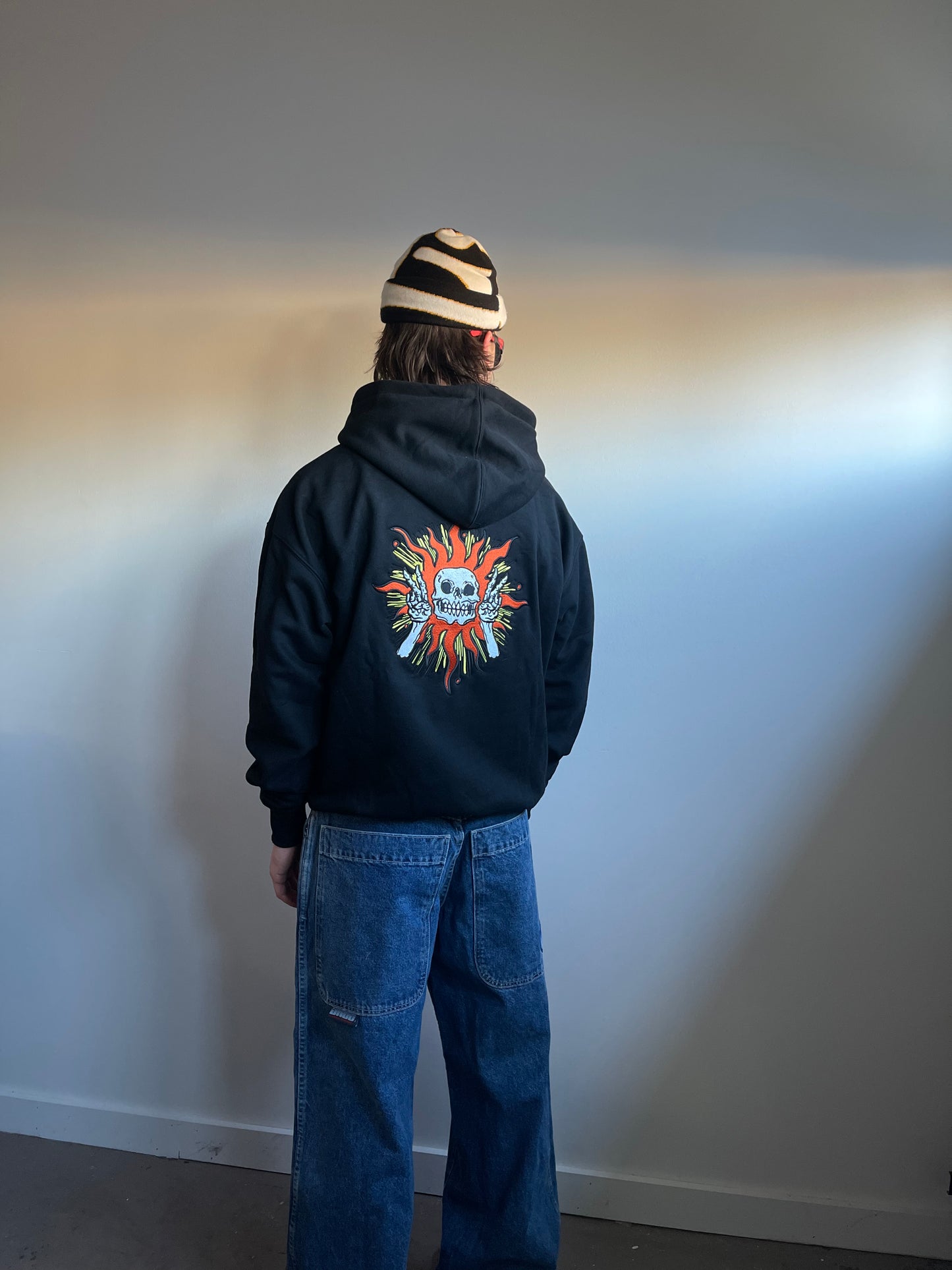 Endless Sunshine "Skull" Embroidered Hoodie