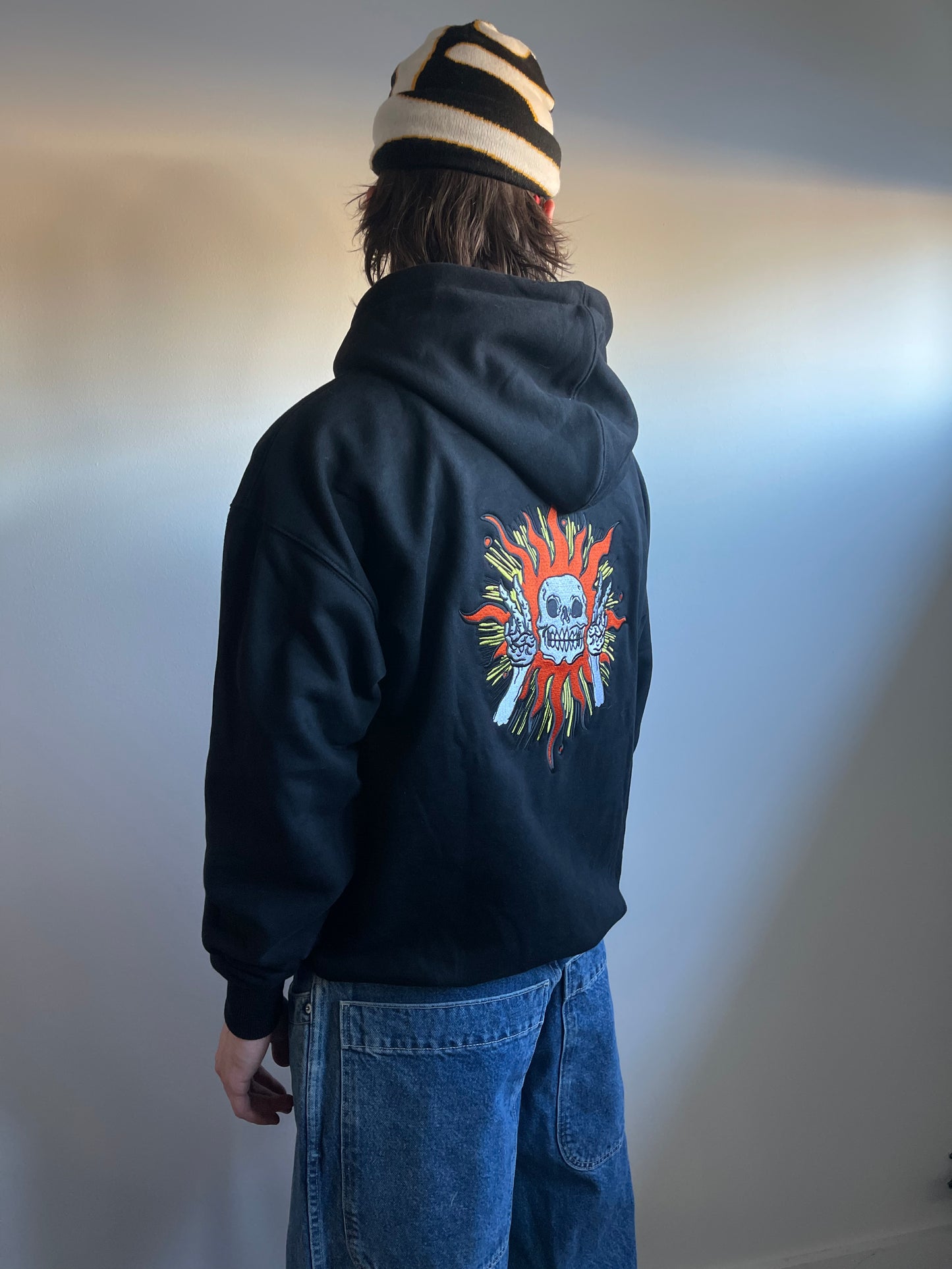 Endless Sunshine "Skull" Embroidered Hoodie