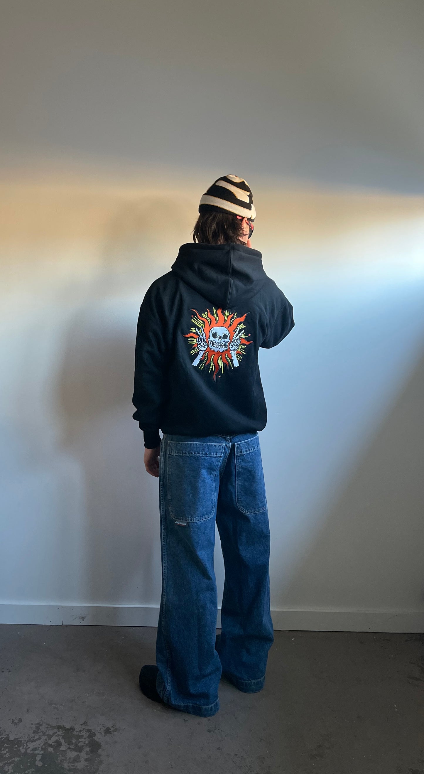 Endless Sunshine "Skull" Embroidered Hoodie